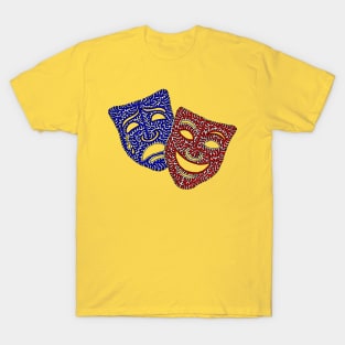 Comedy & Tragedy Masks T-Shirt